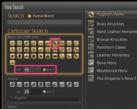 ffxiv item search command.